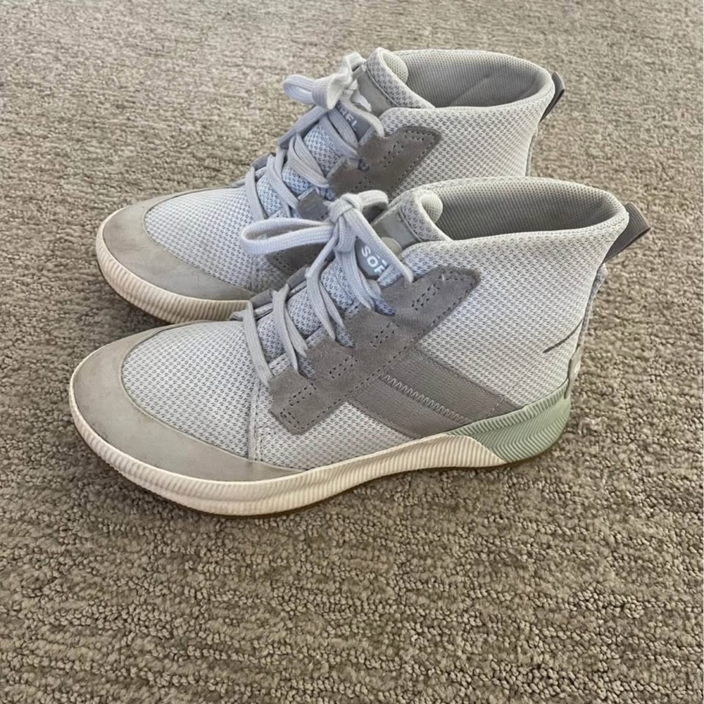Sorel White High-Top Sneakers